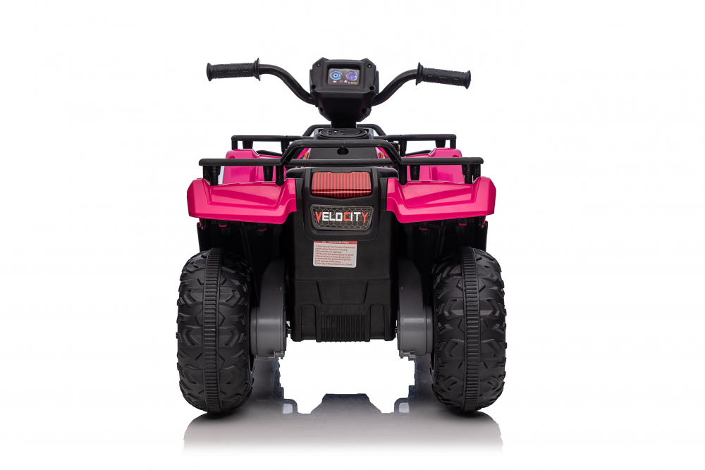 ATV Electric Nichiduta Pink 12V, Scaun Piele - imagine 10