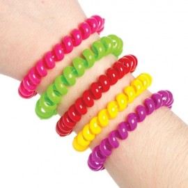 Bratari Spirale Colorate Baker Ross - Set 10 Bucăți