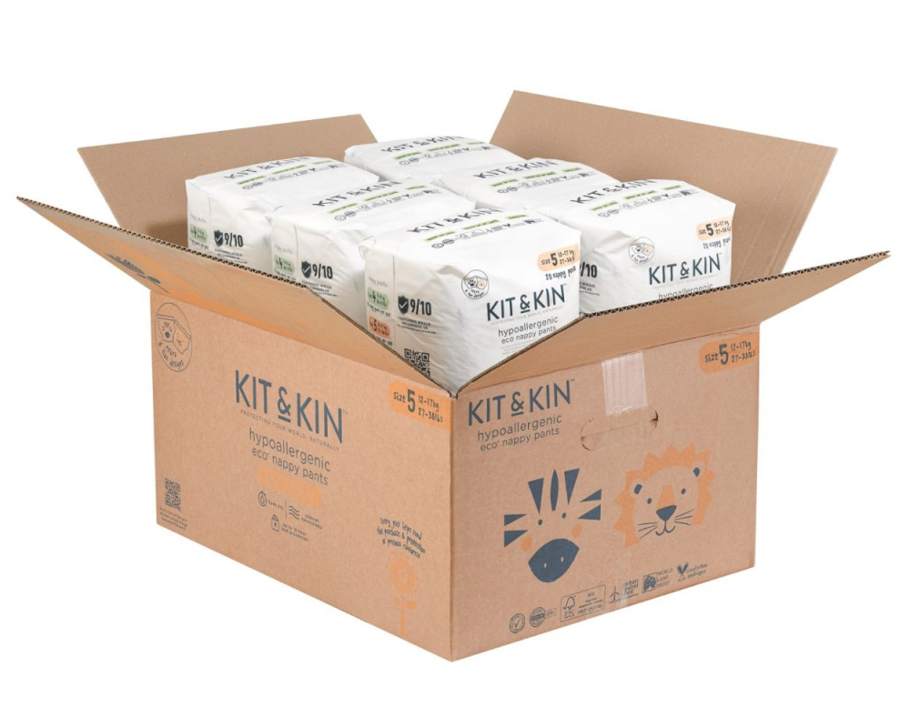 Scutece Eco KitKin Pull Up 5, 120 buc