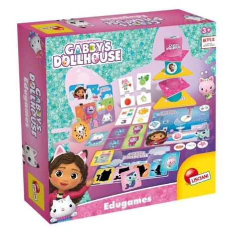 Lisciani Gabby Dollhouse - 10 Jocuri Educative 3+ - imagine 2