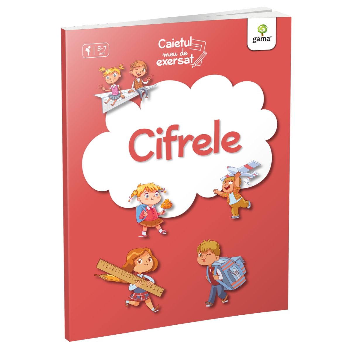 Caietul meu de exersat Cifrele - Gama