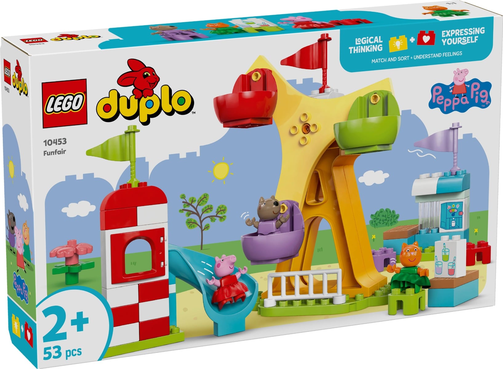 LEGO DUPLO Purcelusa Peppa Targ de Distractii