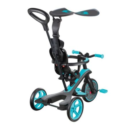 Globber Explorer 4-in-1 Tricicleta Turquoise - imagine 9