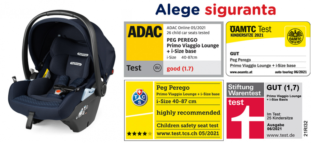 Carucior 3 in 1 Peg Perego Book Lounge, 0-22 kg - imagine 8