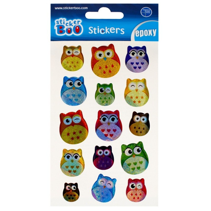 Set 15 Abtibilduri Bufnite Craft with Fun