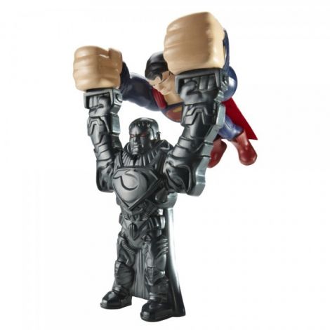 Figurina Superman Man of Steel Mattel + Lansator - imagine 2