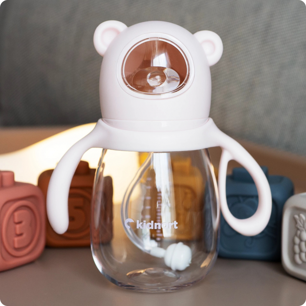 Biberon Anti-Colici Kidnort, 300ml 6luni+ - imagine 5