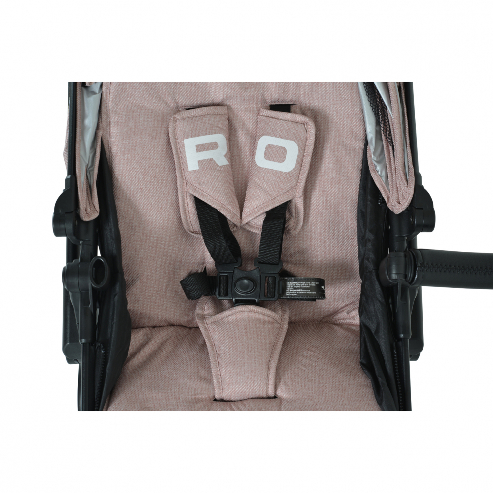 Carucior Moni Rio 2in1 Aluminiu, Roz - imagine 8
