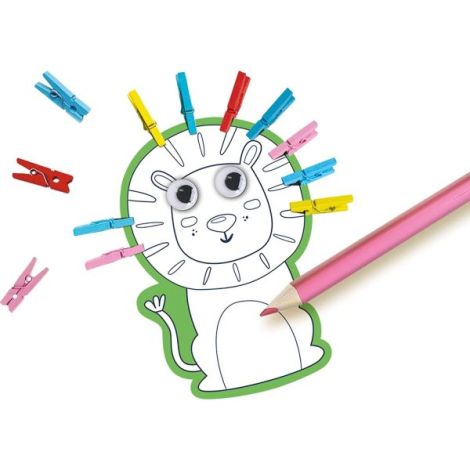 Ses Creative Set Animale cu Cârlige | Joc Creativ - imagine 6