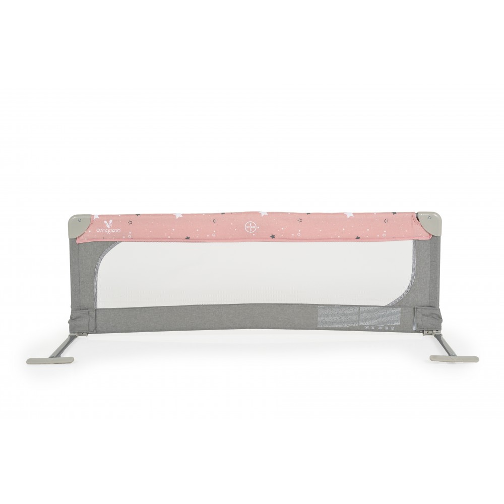 Bariera protectie pat Cangaroo Safe 130 cm Pink - imagine 2