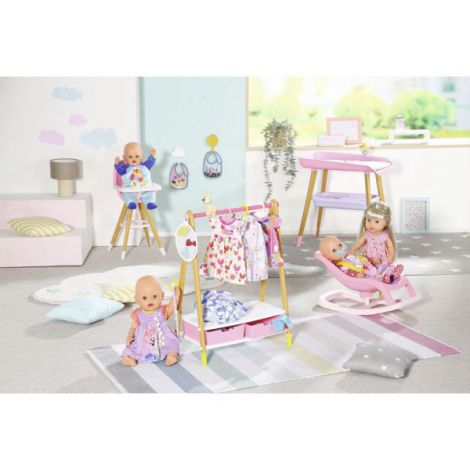 Cuier BABY born cu depozitare și oglindă Zapf - imagine 4