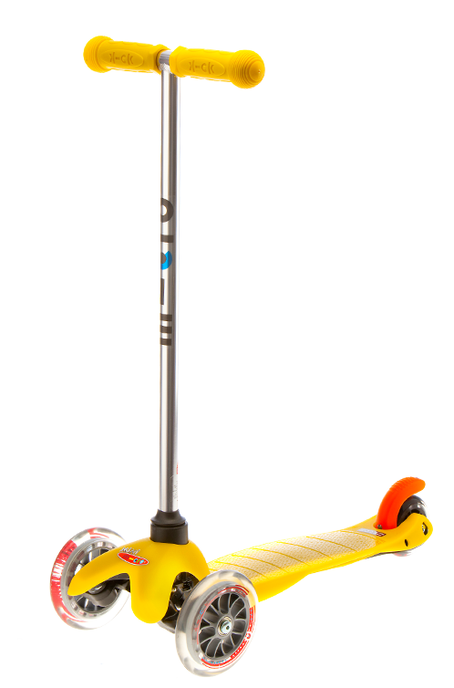 Trotineta Micro Mini Classic Yellow | Ușoară 1.9kg - imagine 2