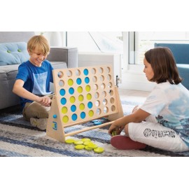 Joc 4 pe un Rand Gigant BS Toys - Lemn - imagine 2