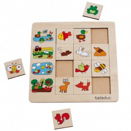 Puzzle Habitate Beleduc | Joc Asociere și Sortare
