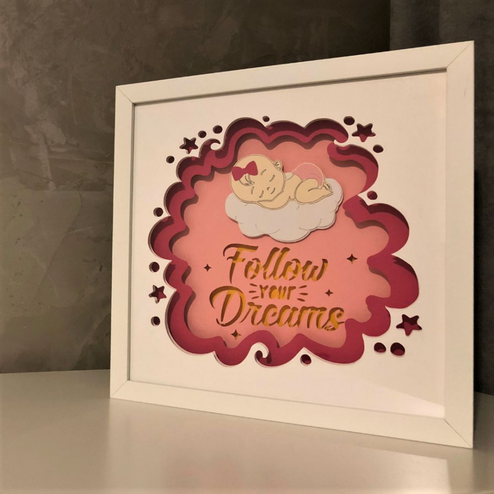 Tablou Luminos Fetita 002 Noorhandmadeatelier - imagine 6