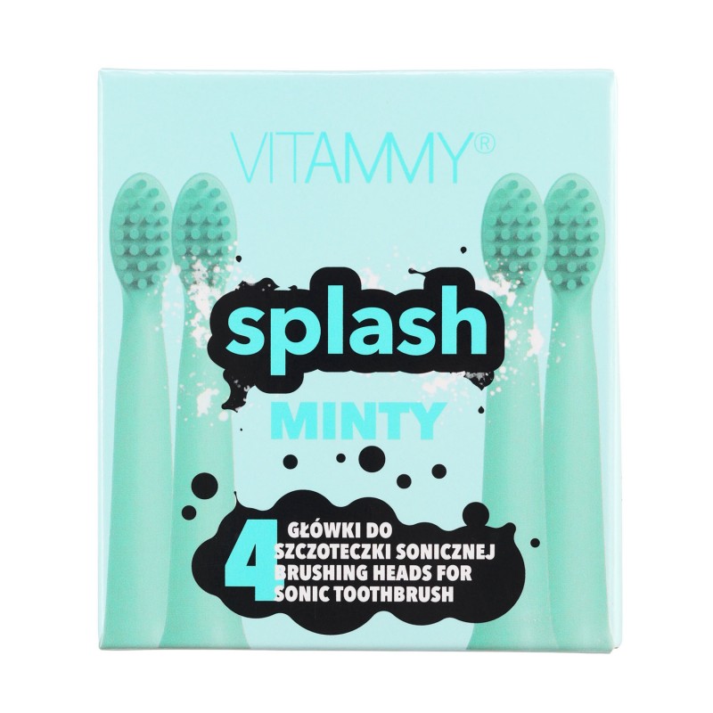 Set 4 rezerve periuta Vitammy Splash Menta - imagine 3