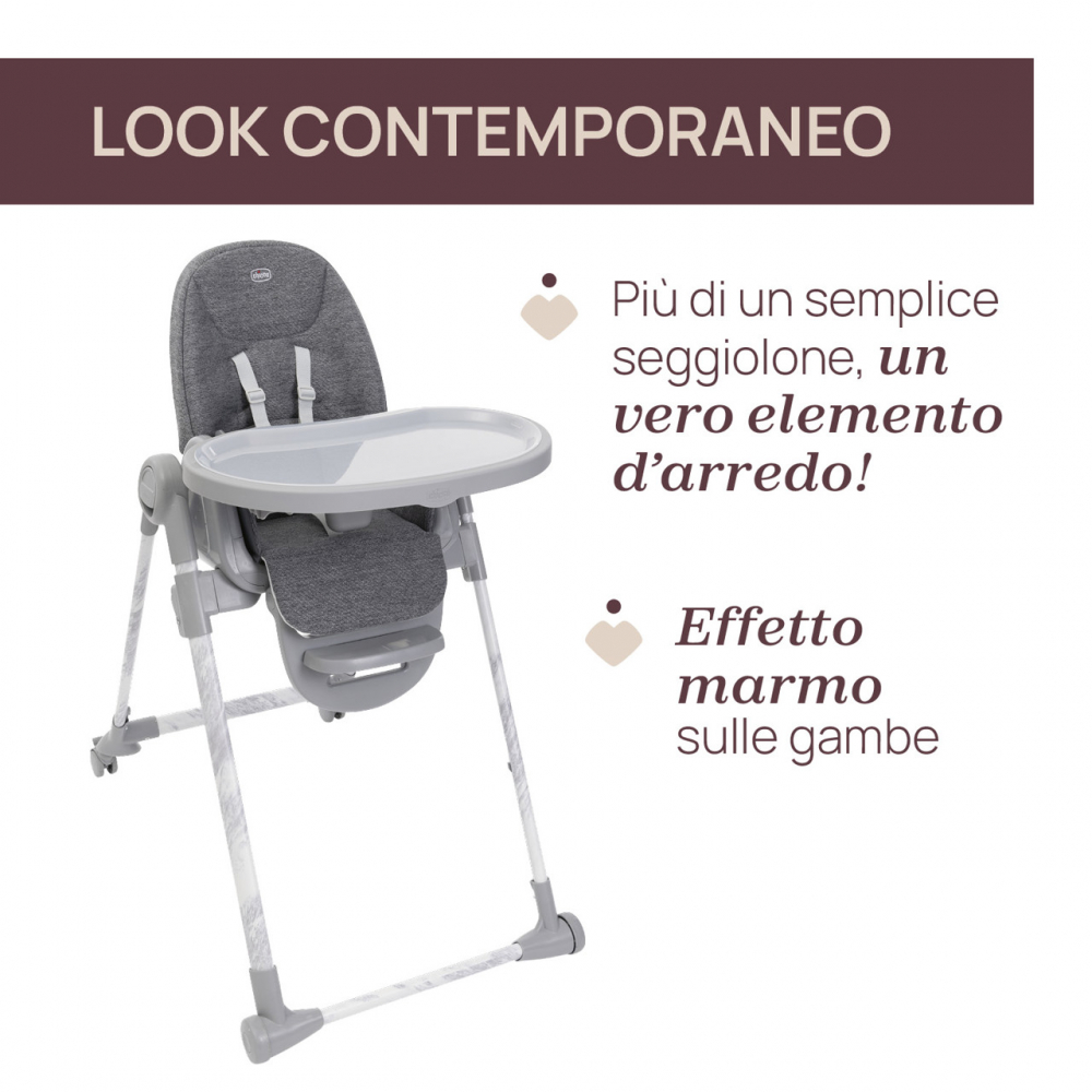 Scaun Chicco Polly Armonia - Ergonomic 0+