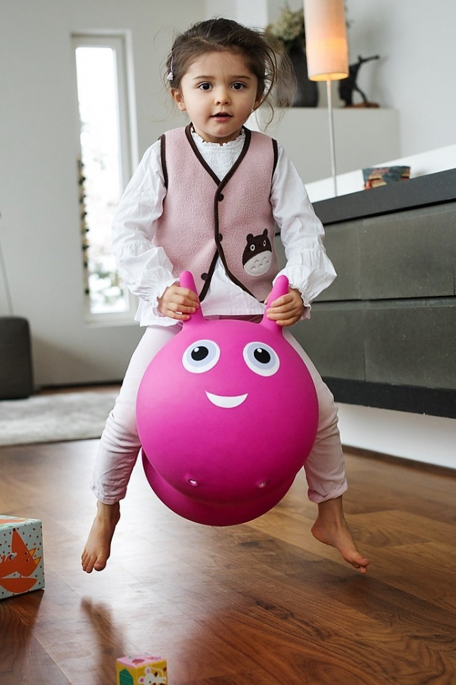 Micro Air Hopper Pink 2-in-1, Saritor + Ride-On - imagine 5
