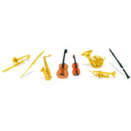 Tub 8 Figurine Instrumente Muzicale Safari Ltd. - imagine 2