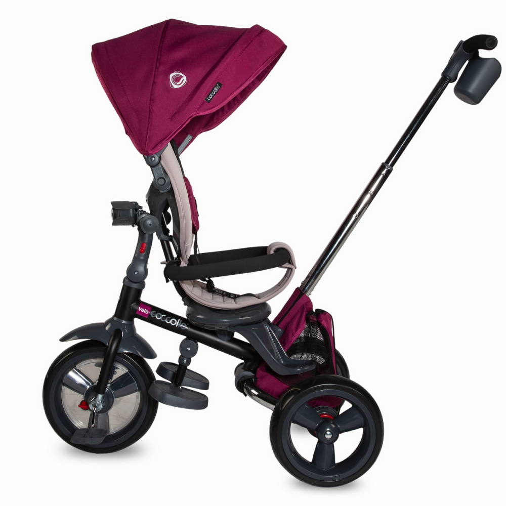 Tricicleta Coccolle Velo Violet 4 în 1 Pliabilă - imagine 5