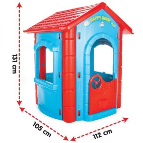Casuta Exterior Pilsan HAPPY HOUSE - Joacă Sigură - imagine 3