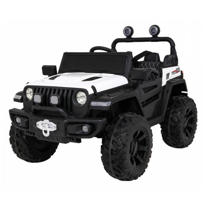 Mașinuță Electrică OFF-ROAD 4X4 Alb | Autokids