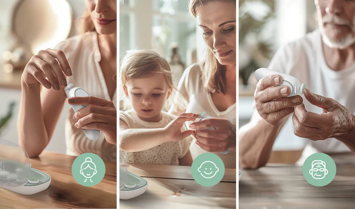 Pila electrică LED Momcozy pentru copii - Nor Pufos - imagine 4