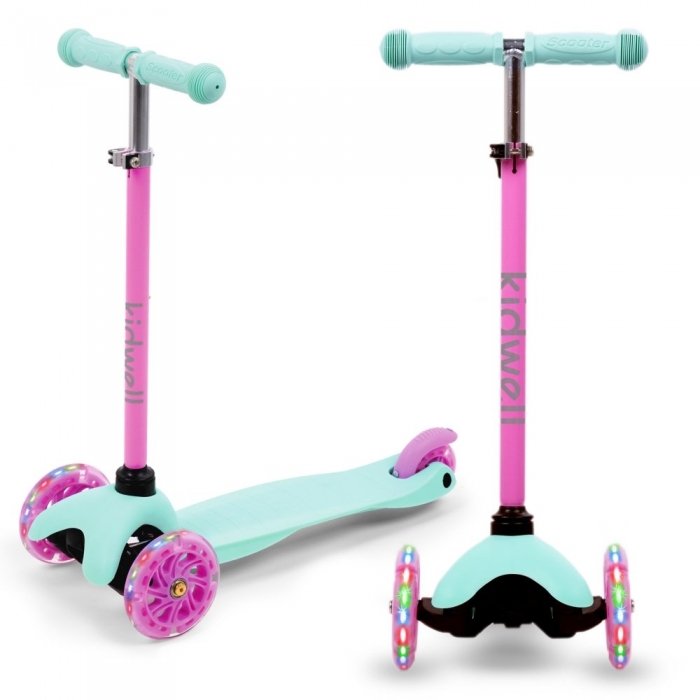 Trotineta Kidwell Uno Mint LED, 1.8 kg, Ghidon Reglabil - imagine 3