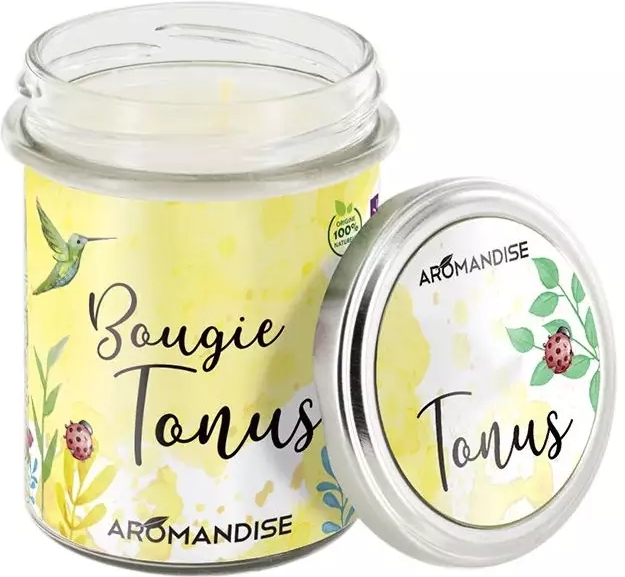 Lumanare Parfumata Aromandise Tonus Vegana 150g - imagine 6