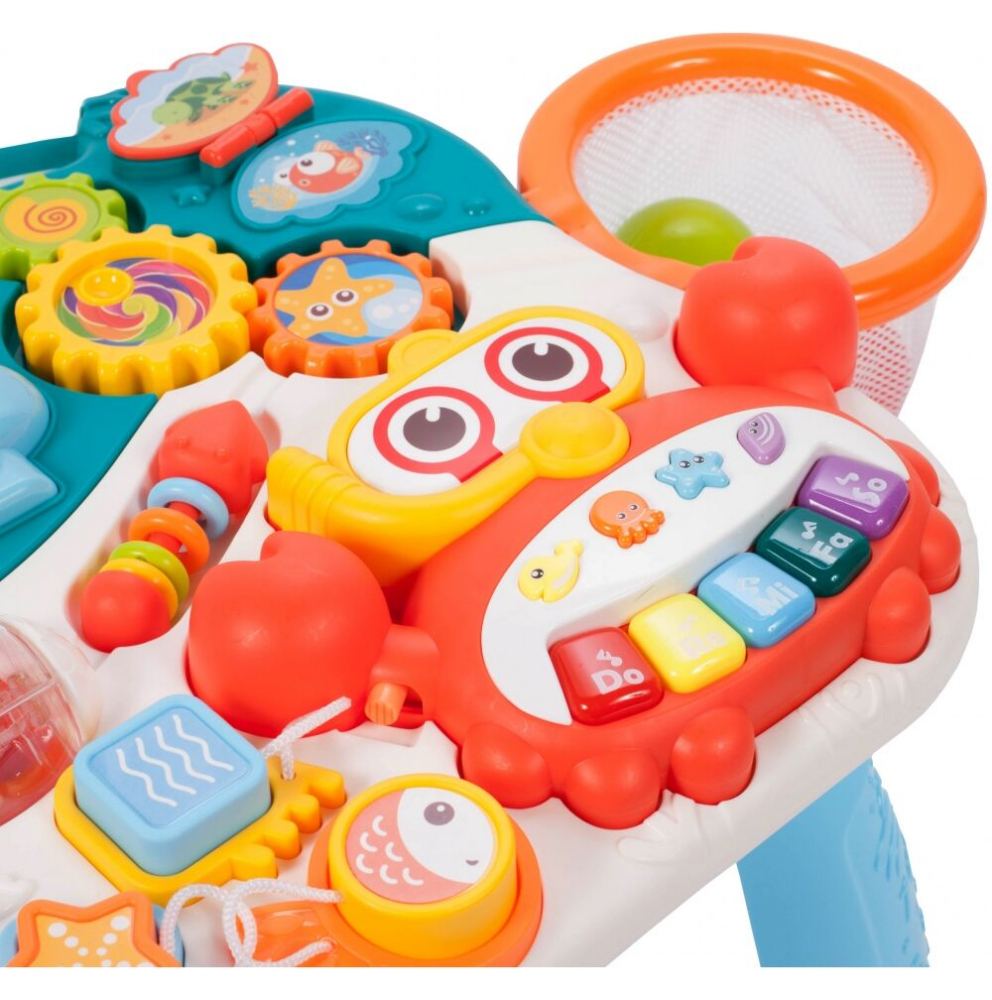 Antepremergator Malplay 2in1 cu Pian și Activități - imagine 7