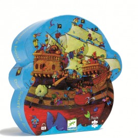 Puzzle Djeco Corabia Barbarossa, 54 piese