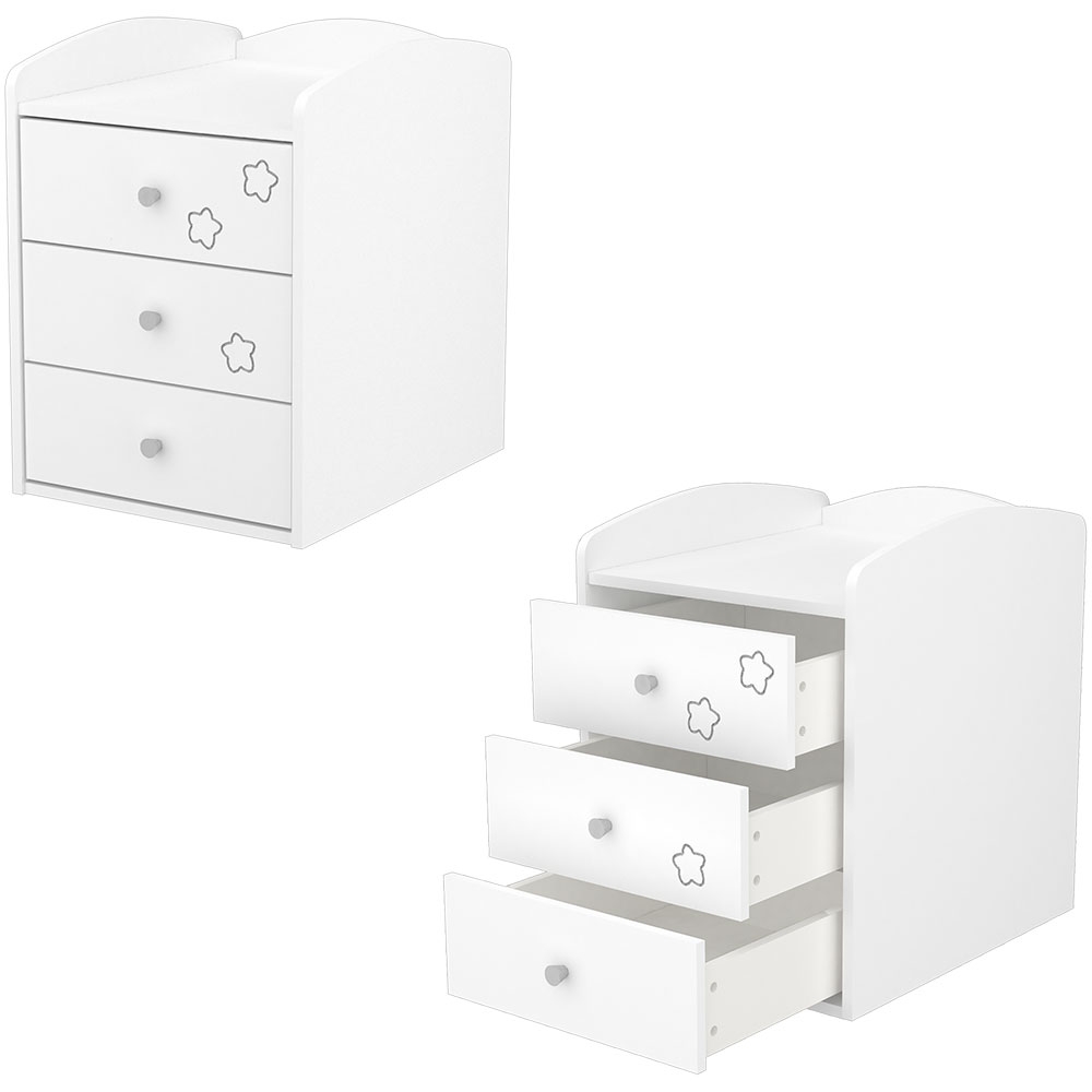 Patut Hubners Matei Transformabil 120x60 Alb - imagine 4