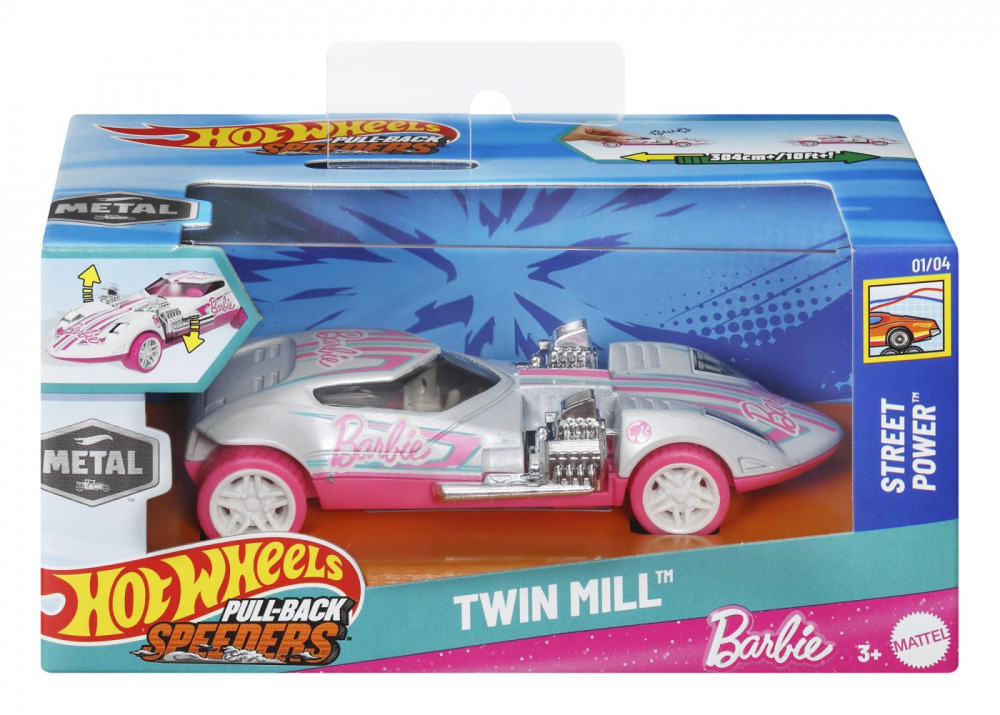 Hot Wheels Barbie Twin Mill - Mașină Metalică 1:43