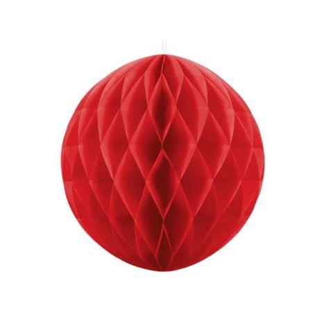 Honeycomb Rosu 20cm Party Deco - Festiv
