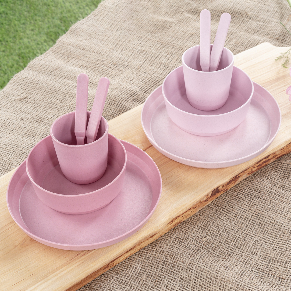 Set 2 castroane Reer Pink - Alimentare ecologică