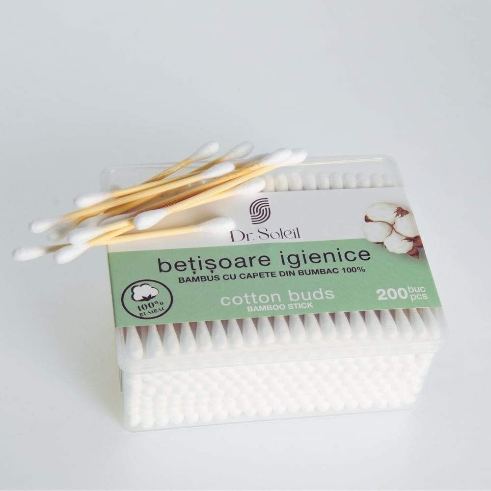 Bețișoare igienice bambus 200b Dr. Soleil - imagine 3