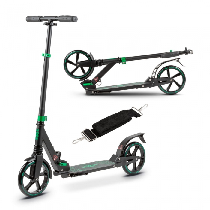 Trotineta Pliabila WXM Green Oras, Suspensii - imagine 5