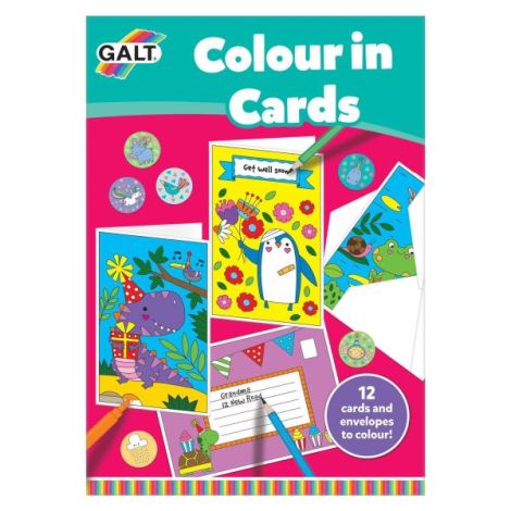 Carticica Colorat Felicitari Galt - 12 Piese