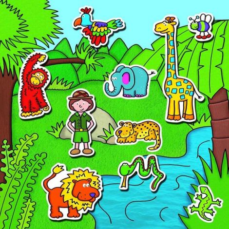 Galt Set Stickere Reutilizabile Creativitate 3+ Ani - imagine 3