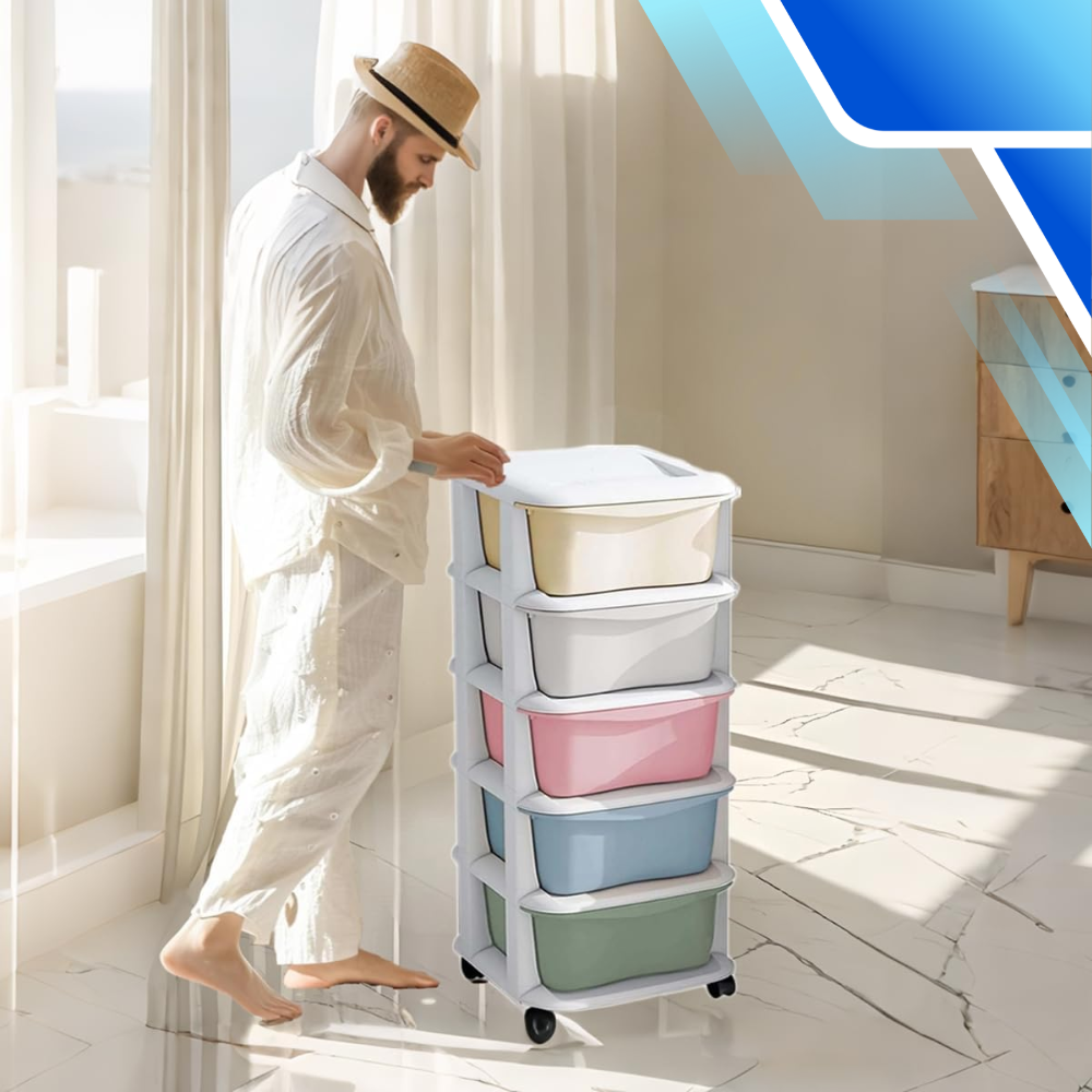 Dulap NiceKids 5 compartimente colorate