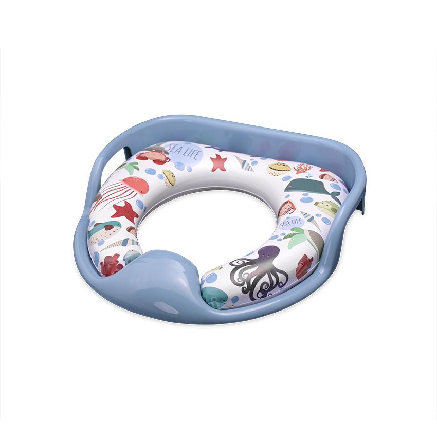 Reductor toaletă Lorelli cu manere, model Blue Sea - imagine 2