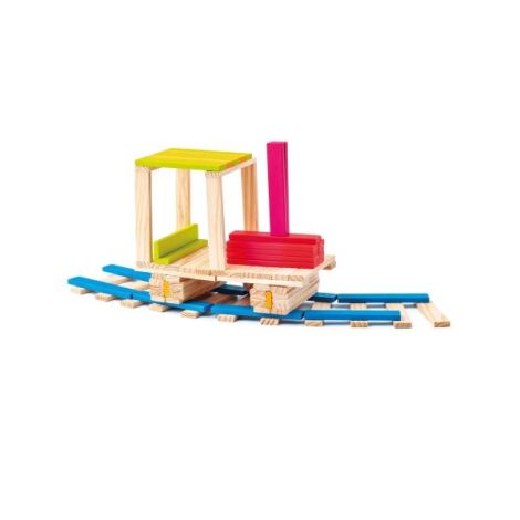 Woodyland Caramizi Lemn 200 piese Educativ - imagine 4