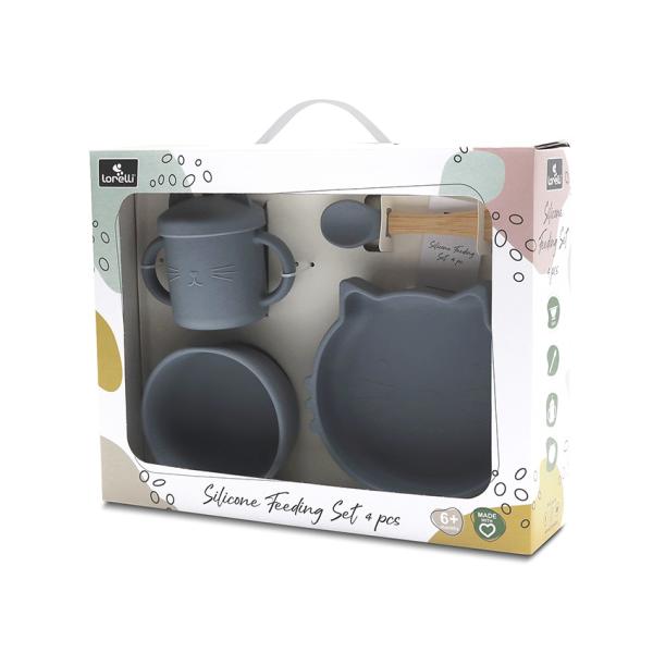 Set Hranire Lorelli 4 Piese Silicon Natural - imagine 2