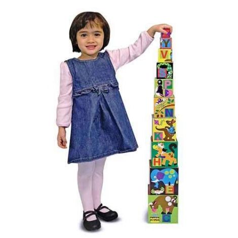 Jucarie Educativa Piramida Alfabet Melissa Doug - imagine 3