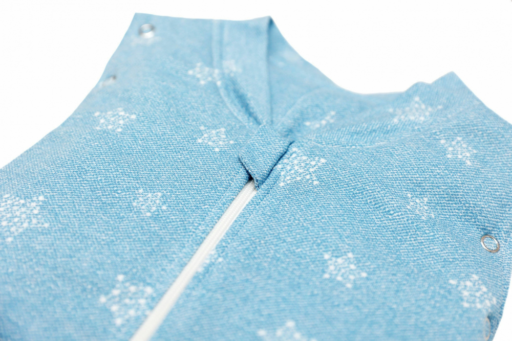Sac de dormit KidsDecor Stars Blue, 100 cm - imagine 2