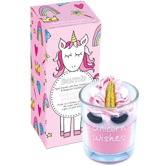 Lumanare Unicorn Wishes Bomb Cosmetics 160g