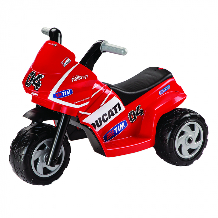 Mini Ducati Peg Perego - Motocicletă Electrică 3 Roți