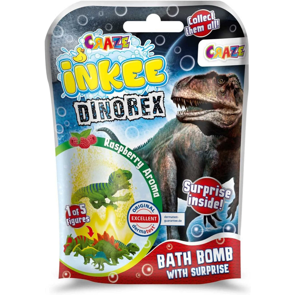 Bila Efervescentă Craze Inkee cu Dinozaur