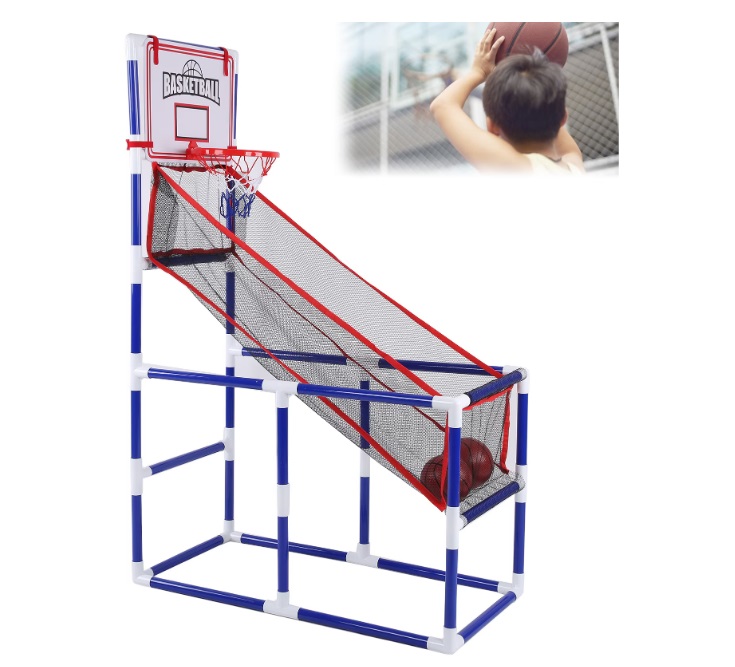 Set Baschet Ikonka Portabil pentru Copii - imagine 4