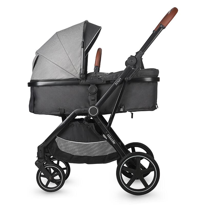 Cărucior 3in1 Coccolle Amani Aluminiu Anthracite - imagine 9